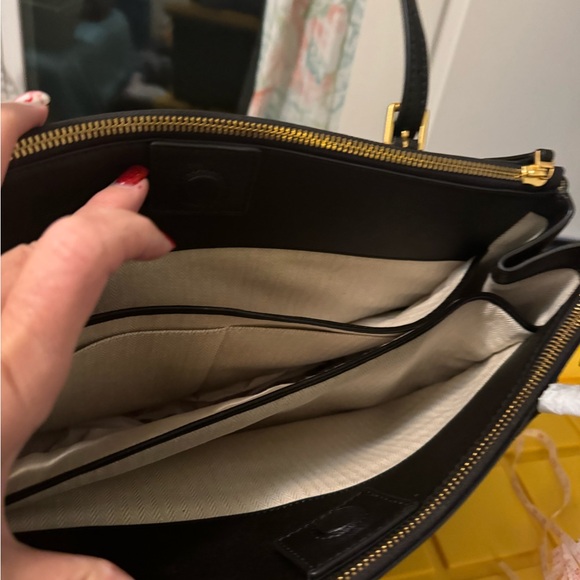 Tory Burch Elegant Black Tote/Work Bag - Picture 7 of 8